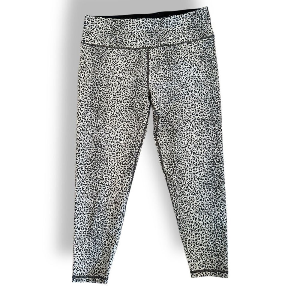 Sweaty Betty Power 7/8 Workout Leggings Leopard Print Comfortable XL